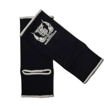 Black Top King Muay Thai Ankle Guards for Muay Thai and MMA